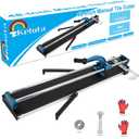 48-Inch Manual Tile Cutter, Laser Guided Precision, Tungsten Carbide Cutting Wheel, Ideal for Porcelain and Ceramic Tiles, Durable All-Steel Construction, Tile Cutting Machine