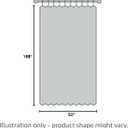 MASWOND Extra Long Velvet Curtains 14ft Length - Super Soft Thermal Insulated Grommet Large Window Drapes for High Ceiling Living Room Bedroom (52" W x 168" L, Beige, Cream, 1 Panel)