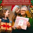 Christmas Gifts Gift for Grandma Nana Gifts for Christmas from Grandkids Granddaughter Grandson Grandma Picture Frame Rotating Grandkids Picture Frame for 4x6 Photo Gigi Gift for Grandmother Nana (A3.Brown-Nana)