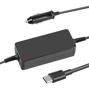 TREE.NB 90W Faster Charger USB-C Laptop Car Charger for ASUS Chromebook CX1 Flip, MacBook Pro Air, Lenovo Chromebook Flex 3 5 Yoga IdeaPad 3 11, Acer Chromebook Spin, Easy to use, Black