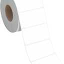 300pcs Plain Name tag Labels, Blank Name Badge with Permanent Adhesive Writable White Name Tag Stickers for School Office Home with Perforation Line(Each Measures 3.6" x 2.2")