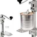 Commercial Can Opener Heavy Duty for Big Cans, Industrial-Grade Manual Can Opener, Cast Steel Table Can Opener for Cans Up to 11” Tall, Adjustable Handle, for Kitchen Restaurant Large Cans
