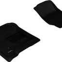 3D MAXpider Front Row Custom Fit All-Weather Floor Mat for Select Chevrolet Equinox/GMC Terrain Models - Kagu Rubber (Black)
