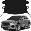EcoNour Car Snow Cover Compatible for Audi Q3 Q4 Q5 Q6 Q7 Q8 | Windshield Cover for Ice and Snow with S-Hook Straps | Heavy-Duty 600D Oxford Winter Car Cover, Waterproof & Anti-Slip