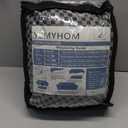 YEMYHOM Latest Checkered 4 Pieces Couch Covers for 3 Cushion Couch High Stretch Thickened Sofa Cover for Dogs Pets Living Room Anti Slip Elastic Slipcovers (Dark Gray Checkered), 71"-91"(3 Cushions)