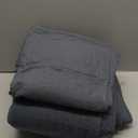 EVERGRACE Cross Stitch Pre-Washed Cotton Quilt Bedding Set King Size, Oversized 3 Pieces Lightweight Bedspread Coverlet for All Season, with 2 Matching Shams, Midnight Blue, 108"x96"