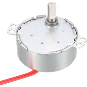 uxcell Synchronous Gear Motor AC 12V 4-5RPM 50-60Hz Electric Motor CCW/CW 4W for Electric Fan