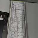 seenda Bluetooth Keyboard and Mouse Combo for Mac, SKM64-2 Rechargeable Slim Wireless Keyboard Mouse Compact, 3 Multi-Device Connection, Compatible for Mac, MacBook Pro/Air, iPad, White Silver