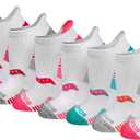 Saucony Women's RunDry Performance Heel Tab Athletic Socks, Available in S-L (8, 16, 24 Pairs)