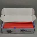 YSYJ Plastic Table Cover Roll Red Disposable Table Cloth 54 in x 100 Ft, Plastic Table Cloths with Slide Cutter Table Cover for Parties