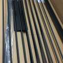 Fairy Baby 51.18" Extra Tall Pet Gate for Cats, 29.5"-48.4" Extra Wide High Cat Dog Gates for Doorways, Tall Baby Safety Gate Pressure Mounted No Drill, Walk Thru Auto Close Metal Doggy Gate, Black