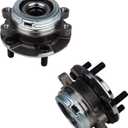 KUSATEC 513296 [2 Pack] Front Wheel Hub and Bearing Assembly Fit for Nissan Altima 2007-2018, Maxima 2009-2019, Murano 2009-2018, Pathfinder 2013-2019, Infiniti JX35 2013, QX60 2014-2019, 5 Lug