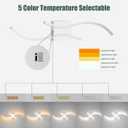 LED Bathroom Light Fixtures Dimmable 5CCT 23in, Brushed Nickel