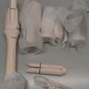 7 in 1 Automatic Curling Iron Interchangeable Barrels -0.5",1", 1.25", 1.5" Curling Wand, Hair Crimper & Straightening Brush,& Rotating Curler, 300M Negative Ions & Dual Voltage, Home & Travel