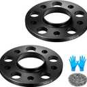 BDFHYK 5x120mm Wheel Spacers 12 mm Hubcentric Wheel Spacer Compatible with BMW 318i 325i 328i 330i 525i 530i 545i 730i 740i M3 M5, Forged 5 Lug Wheel Adapters M12x1.5 & 72.56 mm Hub Bore, Set of 2