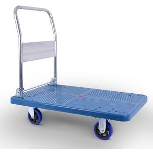 Doppy Push Cart Dolly 660 lbs, Foldable Moving Platform Truck with Swivel Wheels for Loading, Storage, Warehouse