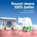 Oral-B Pro 100 3D White, Battery Toothbrush, White