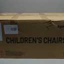 4 Pack Premium 11" H Plastic Stackable School Chairs, Toddler and Kids Chair for Daycare, School, Outdoor, Home - Red