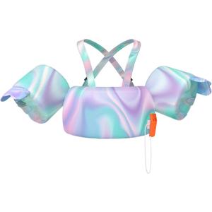 HeySplash Toddler Swim Vest, Toddler Floaties Fit 13-33 Lbs, Children Swimming Jacket 1-2-3-5-6 Year Old, Kids Float Swim Jacket Arm Water Wing, Puddle Pool Jumper Swim Aid,Boys,Girls
