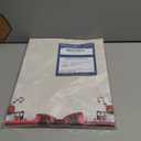 Holiday Present Stationery - 80 Sheets - Red Bow & Candy Cane Holiday Design with Snowflake Border, Festive Printable Paper for Christmas Letters & Party Invitations - 8.5 x 11