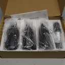 Molimoli Soap Dispenser, Bathroom Soap Dispenser Set, Glass Dispenser, Soap Dispenser for Kitchen, Kitchen Soap Dispenser Pump, 500ml/16.9 Oz, Set of 3, Black