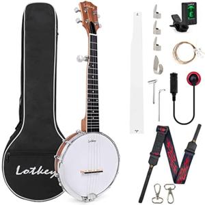LOTKEY, 5-String Banjo, 26 inch (CR2032)