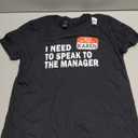 Funny Karen Halloween Lazy Costume Speak to The Manager T-Shirt S