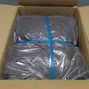 Large Waterproof Tarp - Heavy Duty 10 Mil Thick Poly Tarpaulin Ideal for Canopy Tents, Boats, RV or Pool Covers - Multipurpose Protective Tarps with Grommets for Indoor and Outdoor Use | 20' x 35' (Brown-medium Weight Protection)