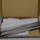 Double Towel Racks for Bathroom, Towel Rack with Shelf, Towel Shelf with Double Towel Bar Brushed Nickel, Wall Mount Towel Holder Stainless Steel, 32 Inch Towel Bar with Shelf