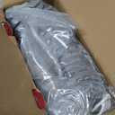 Homemate Heated Blanket Electric Throw - 50"x60" Heating Blanket Throw 1/2/4/6/8 Hours Auto-Off 10 Heat Levels Over-Heat Protection Soft Flannel Sherpa Heater ETL Certification (01 - Light Grey (Striped))