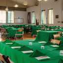 Niuara Green Plastic Table Cover Roll - 54IN x 300FT, Table Cloth for Rectangle Table with Slide Cutter, Plastic Table Cloth Disposable with Cut-to-Size Design for Weddings, Banquets, Parties