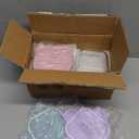 2 Cup Square Glass Food Container with Airtight Lids, Small Glass Square Meal Prep Containers, BPA free 16oz Food Bowls For Soup Snack fruit, Microwave, Dishwasher, Freezer Safe (4 color)