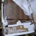 Dripex 71" Corner Cabinet Brown, Farmhouse Kitchen Pantry Cabinet with Doors Storage & Adjustable Shelves, Tall Corner Storage Cabinet with LED Light, Food Pantry for Living Room, Dining Room