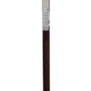 Hiland NG-HB Tall Natural Gas Patio Heater, 41,000 BTU, 33" Heat Shield, Built In Ground Fixtures, Hammered Bronze