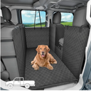 LEHNI Dog Floor Hammock for Full Size Crew Cab Trucks with Fold Up Seats,Truck Back Seat Cover for Dogs with Door Protection Suitable for Ford/GMC/Chevrolet/Toyota Full Size Trucks