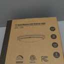 libtit 13 Inch Flush Mount Ceiling Lights with Remote, 24W Dimmable LED Ceiling Light with Nightlight and Timer, 3000K-6500K Adjustable Brushed Nickel Light Fixture for Bedroom Kitchen Bathroom