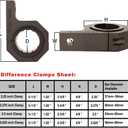 Clamps 2.25 inch -Pack 2, 2 1/4 inch Roll Bar Bracket,Led Light Clamp Mounting Brackets,Tube Light Mount (2.25" Clamp - Pack 2)
