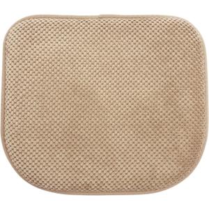 Khaki Foam Seat Cushions Kitchen Chairs Pads for Dining Chairs Non Slip Office Seat Cushions Washable U Shaped Soft Thick Large Metal Wooden Chair Cushions,17" x 15"