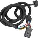 MITZONE 7-Foot 7-Pin Truck Bed Trailer Wiring Plug Harness Extension Compatible with 1995-2009 Dodge Ram 1500 2500 3500 1995-2010 Dodge Dakota for Fifth-Wheel and Gooseneck Trailers
