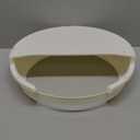 Paper Plate Dispenser Just for 10-1/16 inches Paper Plates, Under Cabinet Papers Plates Holder, can be Taken up and Down, Suitable for RV Travel and use for Under Kitchen cabinets