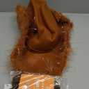 Funcredible Purple Light Up Cowboy Hat and Glasses - Cowgirl Hat for Girls - Cowboy Hat with Feathers - Cowgirl Accessories (Brown)