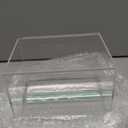 Mini Helmet Display Case, Clear Acrylic Display Cases for 1/2 Football Baseball Helmet Showcase, UV Protection Mini Helmet Storage Box  1 Pack