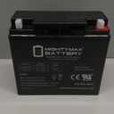 Mighty Max Battery 12V 18AH F2 SLA Replacement Battery for Lightalarms Emergency Light