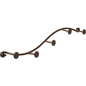 Spectrum Diversified Sweep Wall Rack, Bronze