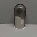 Concealed Toothbrush Holder, Makeup Brush Holder Organizer with Lid,360 Rotating Clear Dustproof Waterproof 3 Slots Bathroom Countertop Organizer,for Container Toothpaste and Toothbrush Holder (Gray)