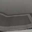 YDKGL Non Slip Long Bath Mat Bathroom Runner, Rubber Backing Ultra Thin Bathroom Rugs Fit Under Door Quick Dry Super Absorbent Washable Bath Rug Shower Mat for Bathtub Sink Floor, Grey 17"x47" (Light Gray)