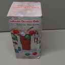 10 PCS Outdoor Christmas Decorations, 9 Inch Giant Inflatable Christmas Ornaments Ball/Orbs, Large Holiday Ornaments Decor for Front Door Yard for New Year FestiveRed & Green