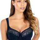 Rosme Womens Half Padded Bra, Collection Annija (36D, Blue)