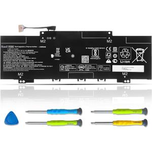 ASODI PC03XL Laptop Battery Replacement for HP Pavilion x360 14 Convertible PC 14-DW 14-DY 14-DH 14-BA 14-CD 15-ER Series Notebook M24648-005 HSTNN-OB1W M24421-271 M24421-AC1 11.55V 43.3Wh 3560mAh