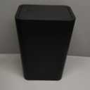 TIPGO Bathroom Trash Can with Lid, 10 Liter/ 2.6 Gallon Slim Garbage Can, Small Trash Bin Waste Basket with Pop-Up Lid for Kitchen, Bedroom, Living Room, Office (Black)